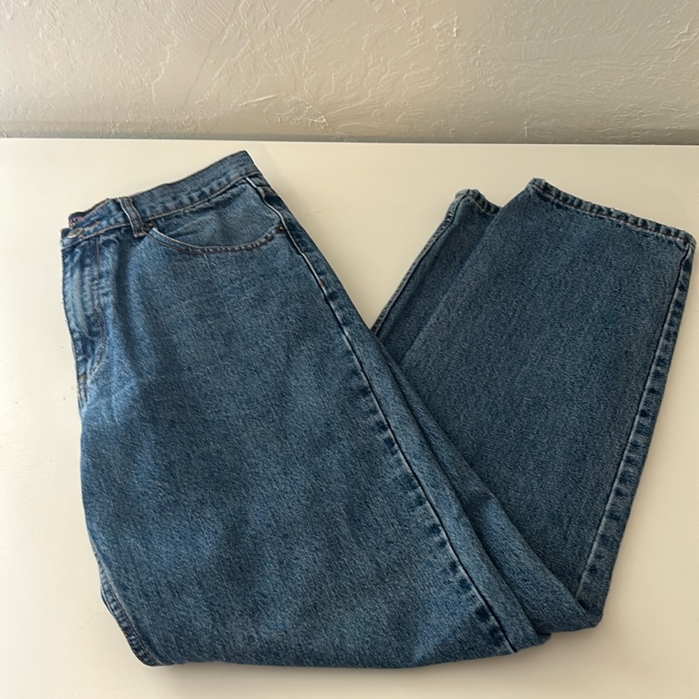 Dark Denim Architect Relaxed Fit Straight Leg Jeans